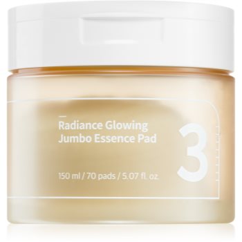 Numbuzin No. 3 Radiance Glowing Jumbo Essence Pad dischete de tonifiere pentru luminozitate si hidratare - imagine 2